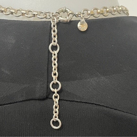 J. Crew Silver & Taupe Statement Necklace - Picture 5 of 7